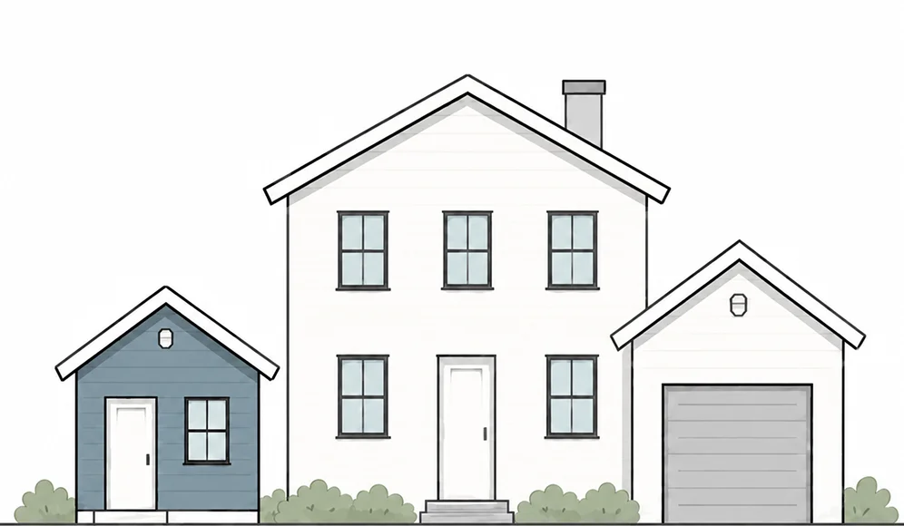 Detached ADU illustration