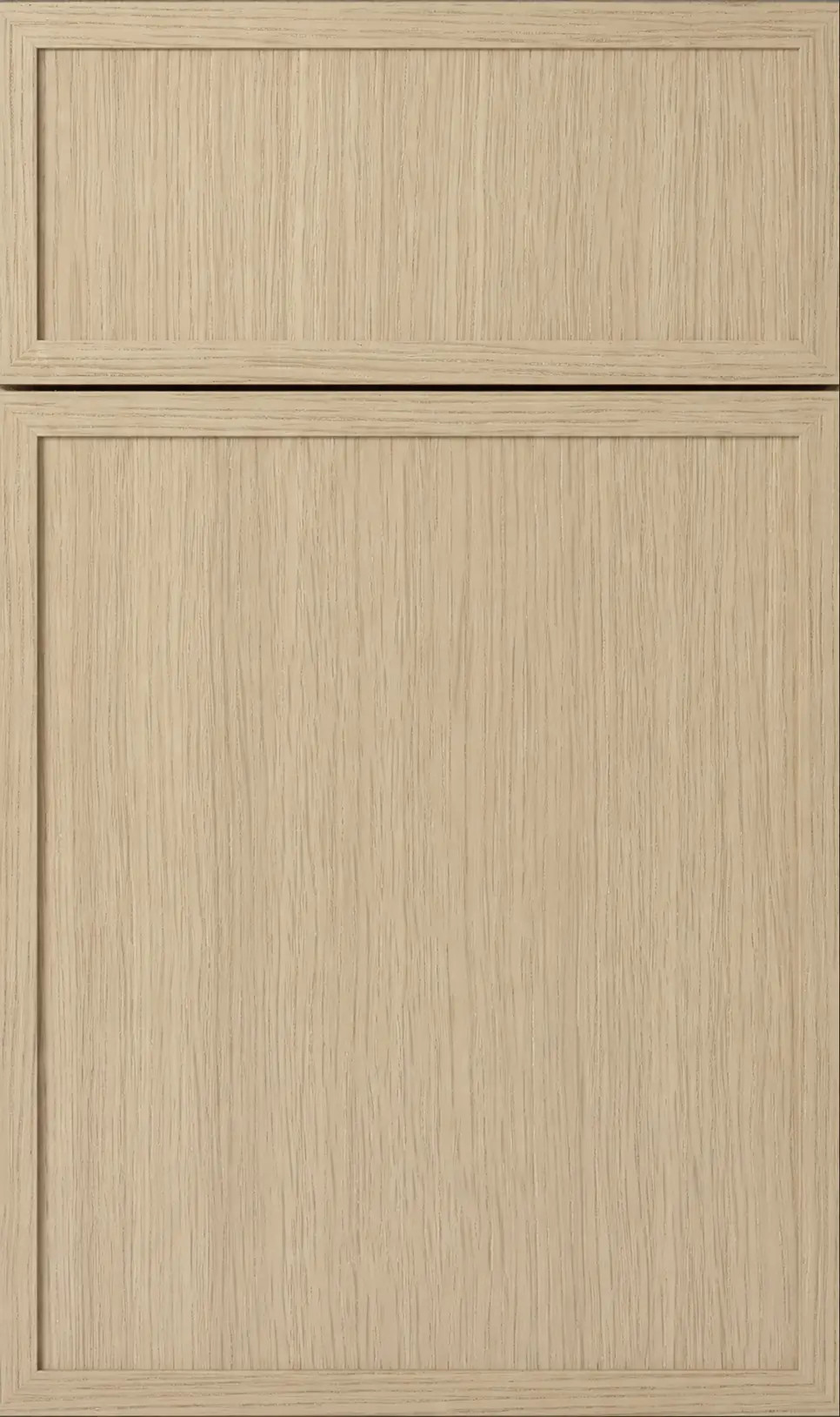 Desert Oak Slim Shaker cabinet door