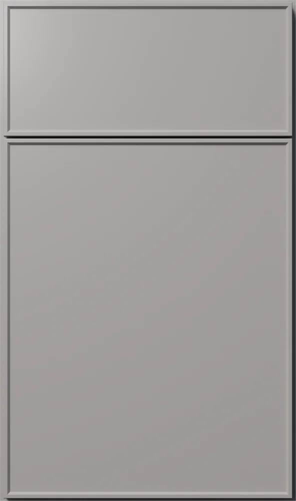 Gray Thin Shaker cabinet door